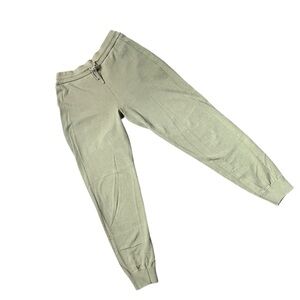 Lunya Green Silk Cotton Joggers Size Small